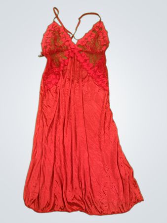 Red Lace Slip Dress