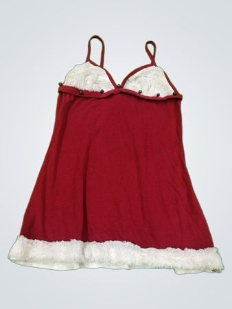 Red Santa Baby Doll Nightgown