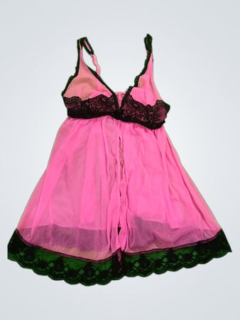 Unbranded Pink Lace Babydoll Nightie
