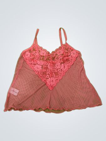 Pink Lace Camisole