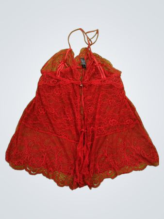 Red Lace Chemise