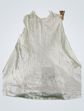 Unbranded White Satin Slip Dress Size 10