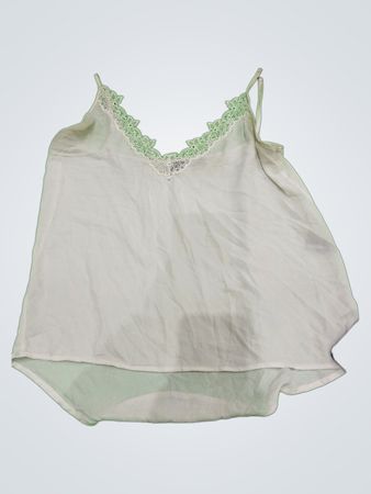 White Lace Trim Camisole