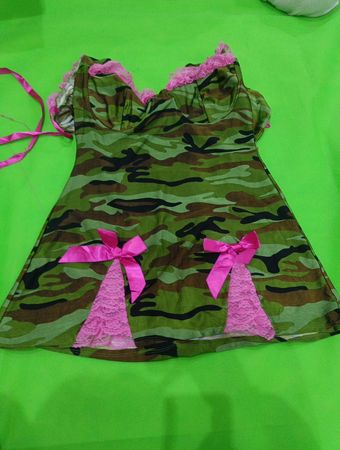 Camo Girl's Top