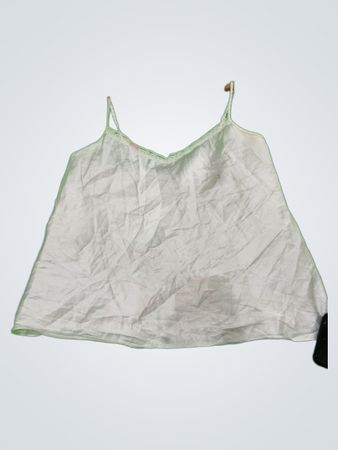 Spencer White Lace Trim Cami Top