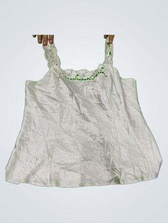 White Lace Trim Camisole