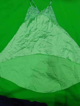 Green Lace Trim Camisole