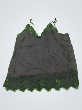 Black Lace Trim Camisole