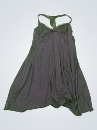 Unbranded Black Lace Slip Dress
