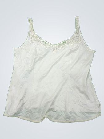 White Lace Trim Camisole