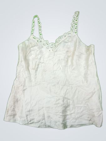 White Lace Trim Camisole