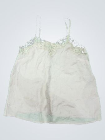 Unbranded Lace Trim Satin Cami Top