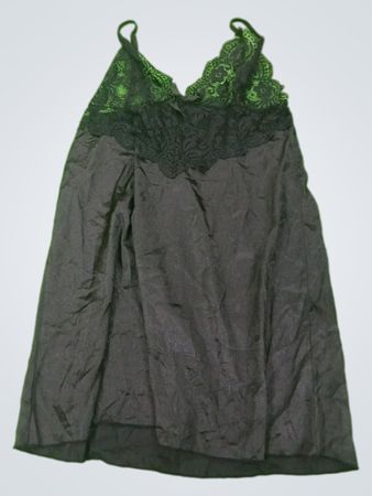 Unbranded Black Lace Slip Dress