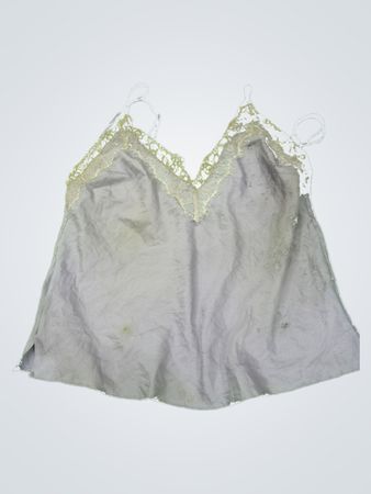 Unbranded Gray Lace Trim Cami Top