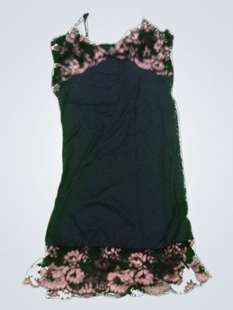 Unbranded Black Lace Trim Cami Dress