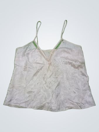 Unbranded White Lace Camisole Top