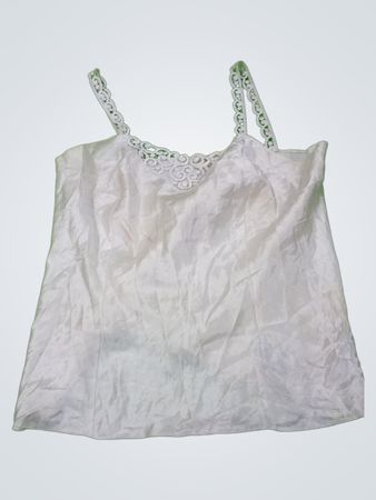 White Lace Trim Camisole