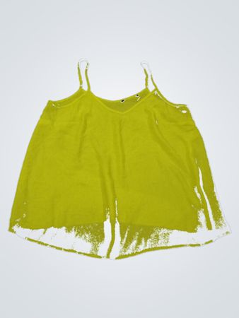 Unbranded Yellow Sheer Cami Top