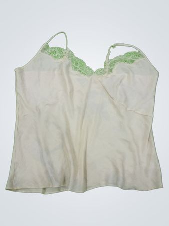 White Camisole with Lace Trim