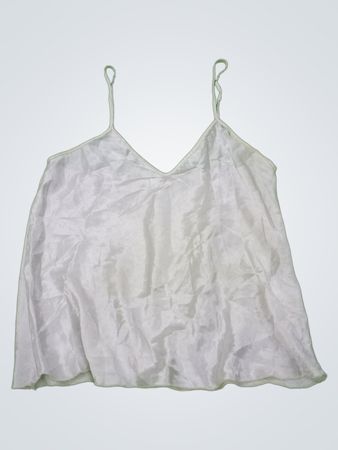 Unbranded White Satin Cami Top