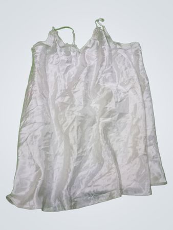 Unbranded White Satin Cami Top