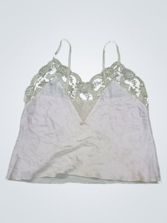 Unbranded White Lace Cami Top