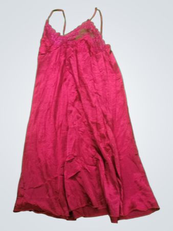 Unbranded Pink Lace Trim Slip Dress