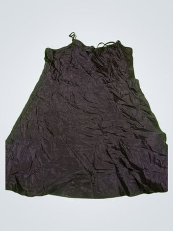 Unbranded Black Satin Slip Dress
