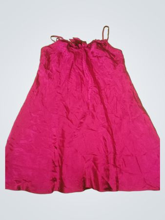 George Magenta Satin Cami Dress