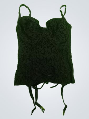 Black Lace Corset Top
