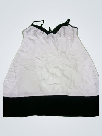 La Senza White and Black Chemise