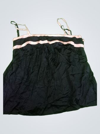 Black Dress with White Stripe