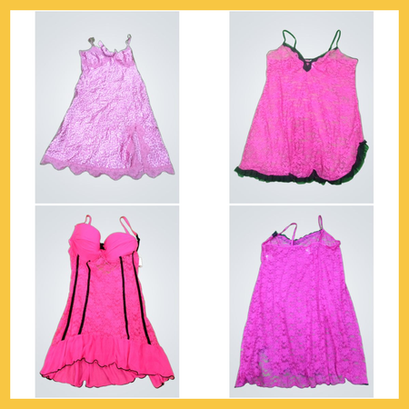 Y2k pink party dress bundle