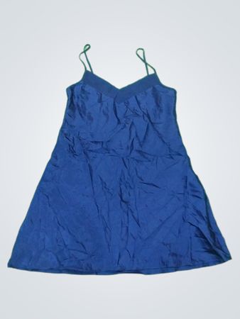 George Navy Blue Satin Slip Dress