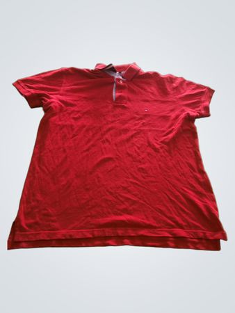 Tommy Hilfiger Red Polo Shirt