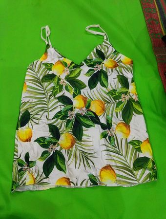Lemon Print Tank Top