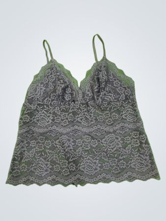 Gray Lace Camisole