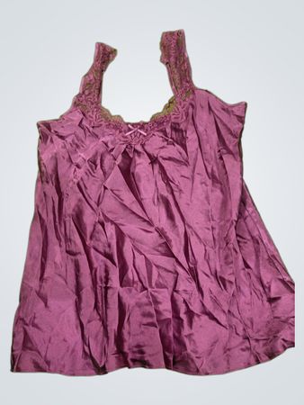 Unbranded Purple Satin Lace Camisole