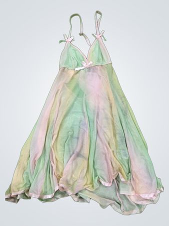 Pastel Colored Sheer Dress