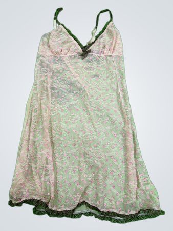 Sheer Floral Nightgown