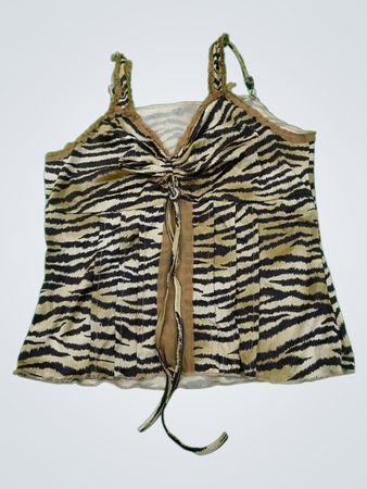 Zebra Print Tank Top