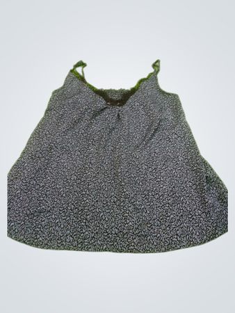 Gray Patterned Tank Top