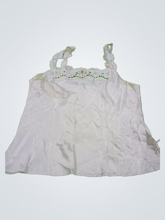 White Lace Trim Top