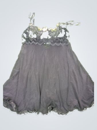 Gray Lace Trim Camisole