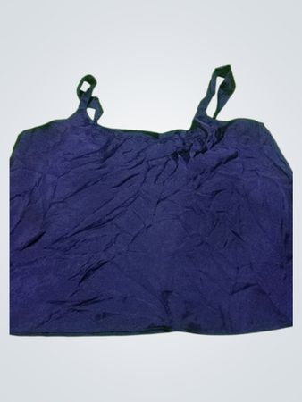 BHS Navy Satin Cami Top