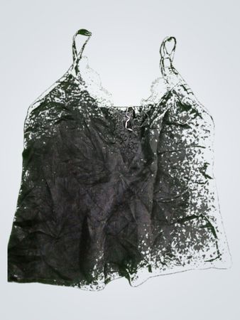 Black Camisole with Lace Trim