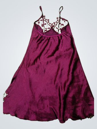 Purple Lace Trim Nightgown