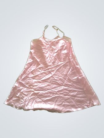 Pink Satin Dress