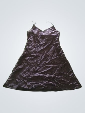 Tesco Black Satin Slip Dress