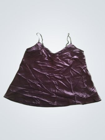 BHS Purple Satin Cami Top